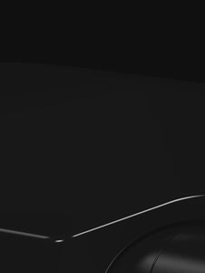 Close-up detail of Compass Rise Obsidian matte black finish