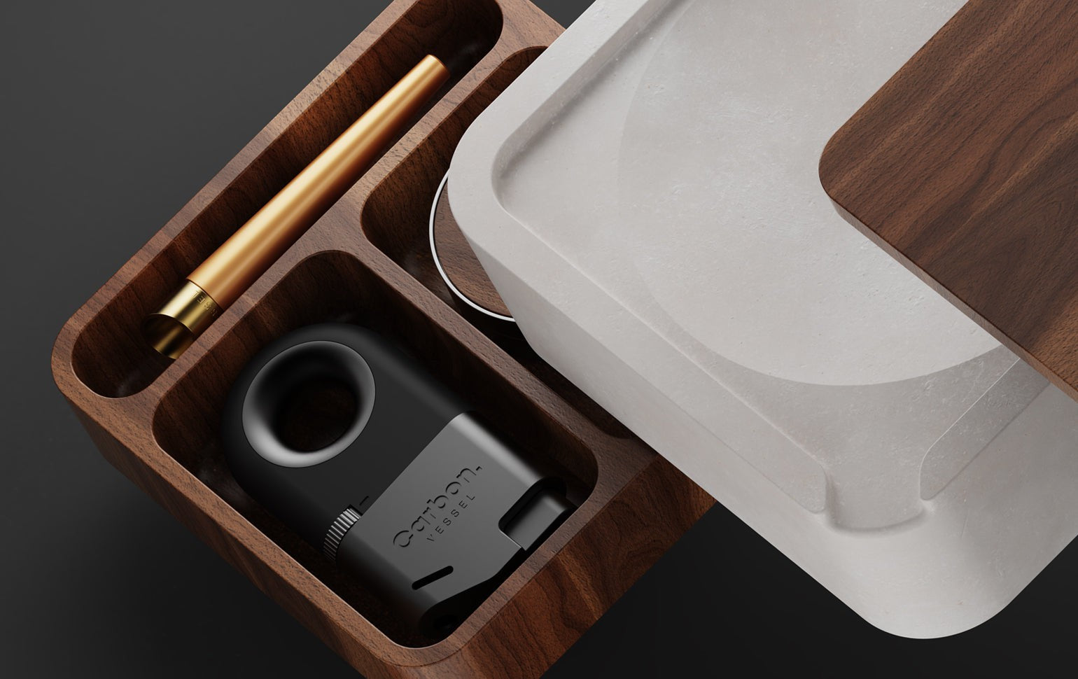 Ash ashtray from Vessel