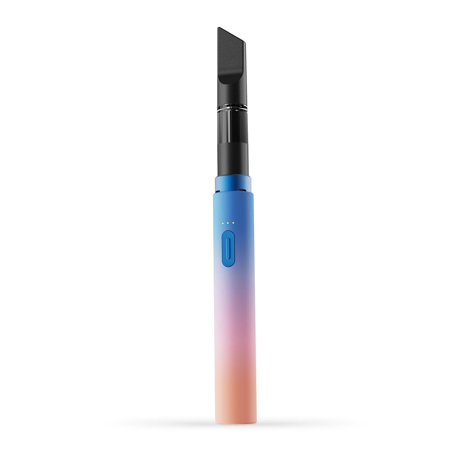 Vessel Core Dusk battery with cartridge attached, front view
