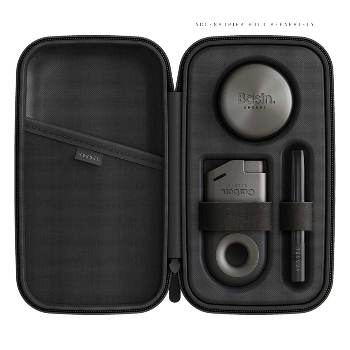 Open Drift Case with Air, Basin, and Carbon stored inside